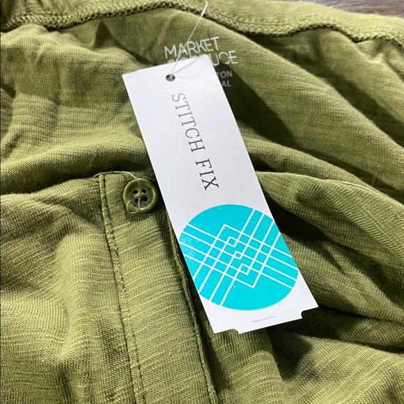 Market & Spruce Mira Spaghetti Strap Maxi Dress Olive - S - Picture 9 of 10